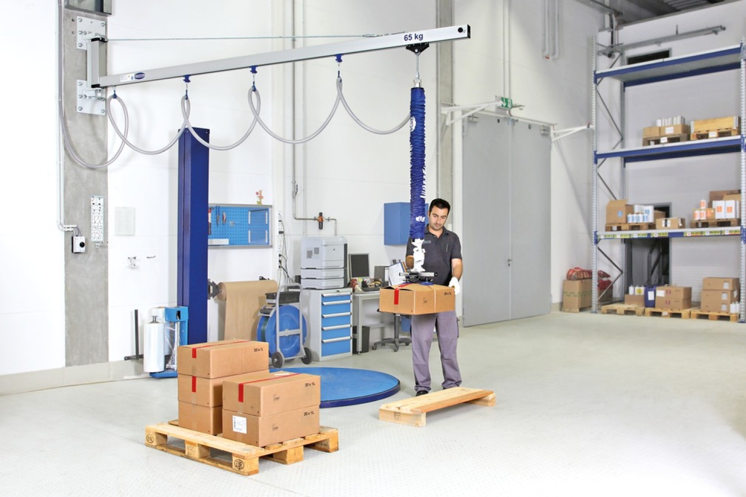 SCHMALZ Wall-Mounted Jib Cranes Vacuum Lifters and Crane Systems Crane ...