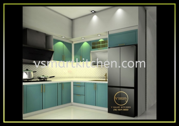 BANDAR TASIK MUTIARA KITCHEN CABINET -MELAMINE DOOR  KITCHEN CABINET  Penang, Malaysia, Butterworth Supplier, Suppliers, Supply, Supplies | V SMART KITCHEN (M) SDN BHD