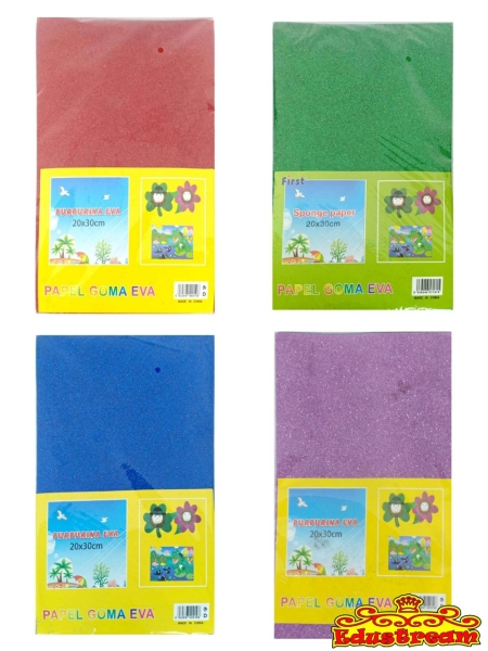 Glitter Eva Foam Sheet A4 (Sticker) Sticker & Label School & Office Equipment Stationery & Craft Johor Bahru (JB), Malaysia Supplier, Suppliers, Supply, Supplies | Edustream Sdn Bhd