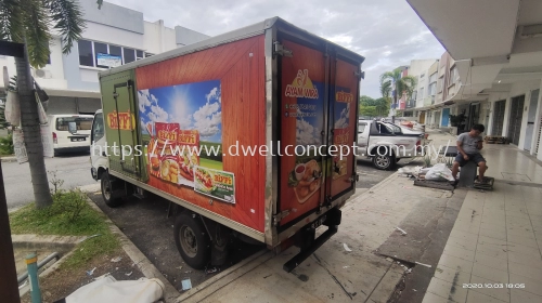 Food truck and box truck sticker full wrap