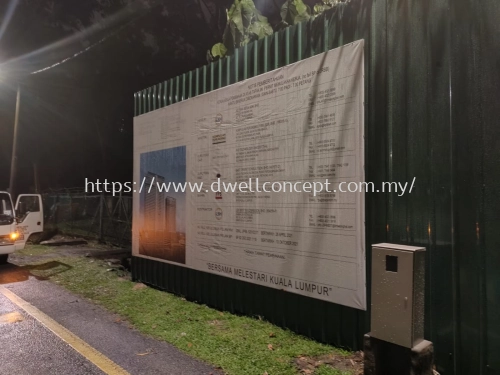 TEMPORARY CONSTRUCTION PROJECT SIGNBOARD AT TTDI JAYA | UEP SUBANG | SUNGAI BULOH | SRI PETALING | SHAH ALAM