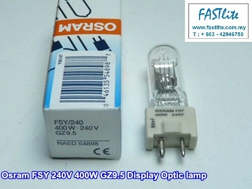 Osram 240v 400w FSY 93591 Photo Optic lamp (Assembled in Mexico)