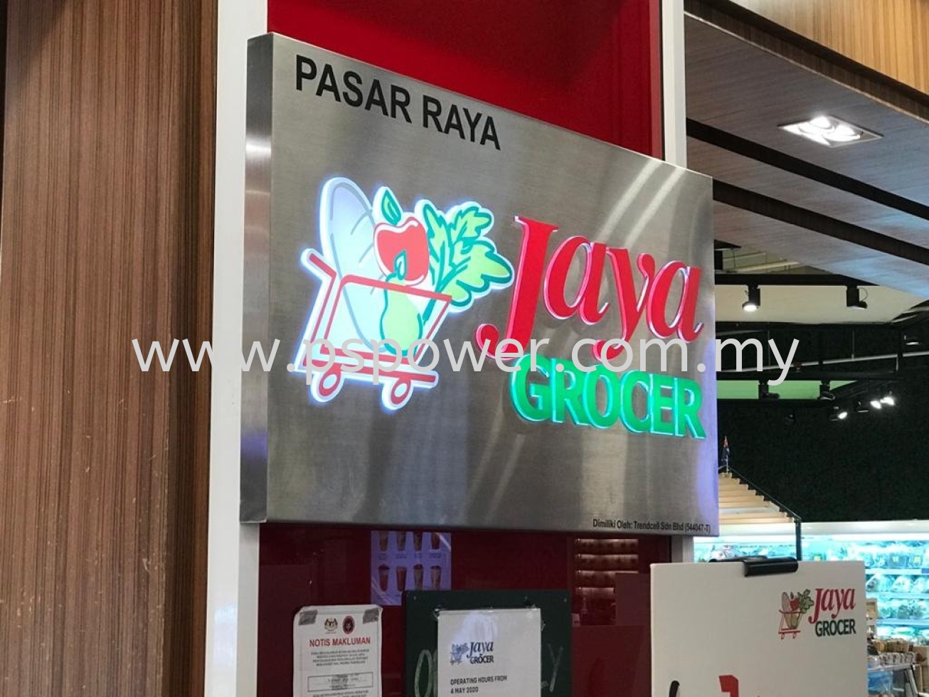 LED Signage 3D Lettering with Metal Box Base