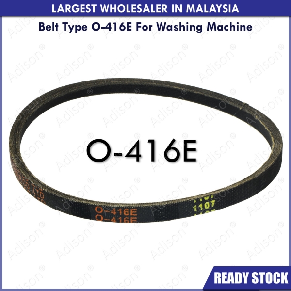 Code: WBO416 Belt Type O-416E V-Belt Belting For Washer / Dryer Melaka, Malaysia Supplier, Wholesaler, Supply, Supplies | Adison Component Sdn Bhd