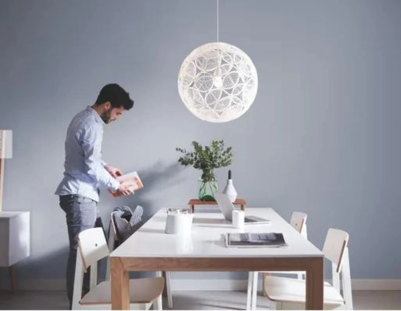 PHILIPS RING PENDANT LIGHT WHITE E27 