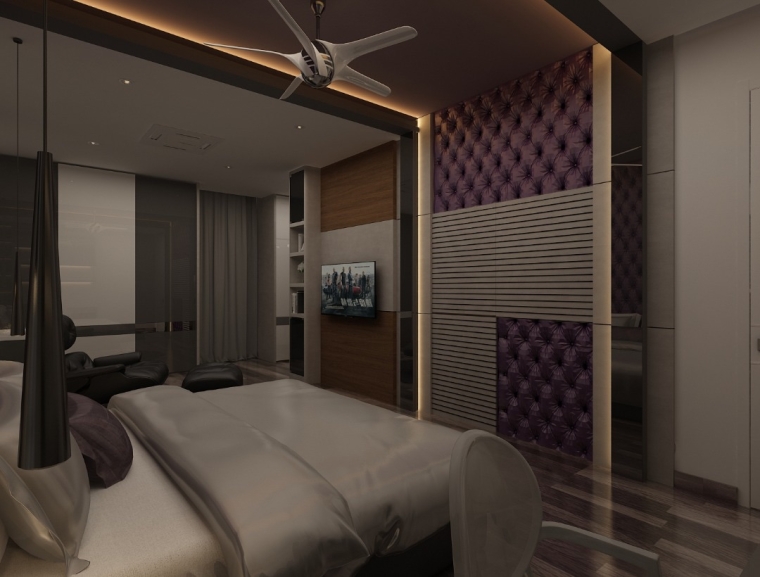 Master Bedroom 3D Design 