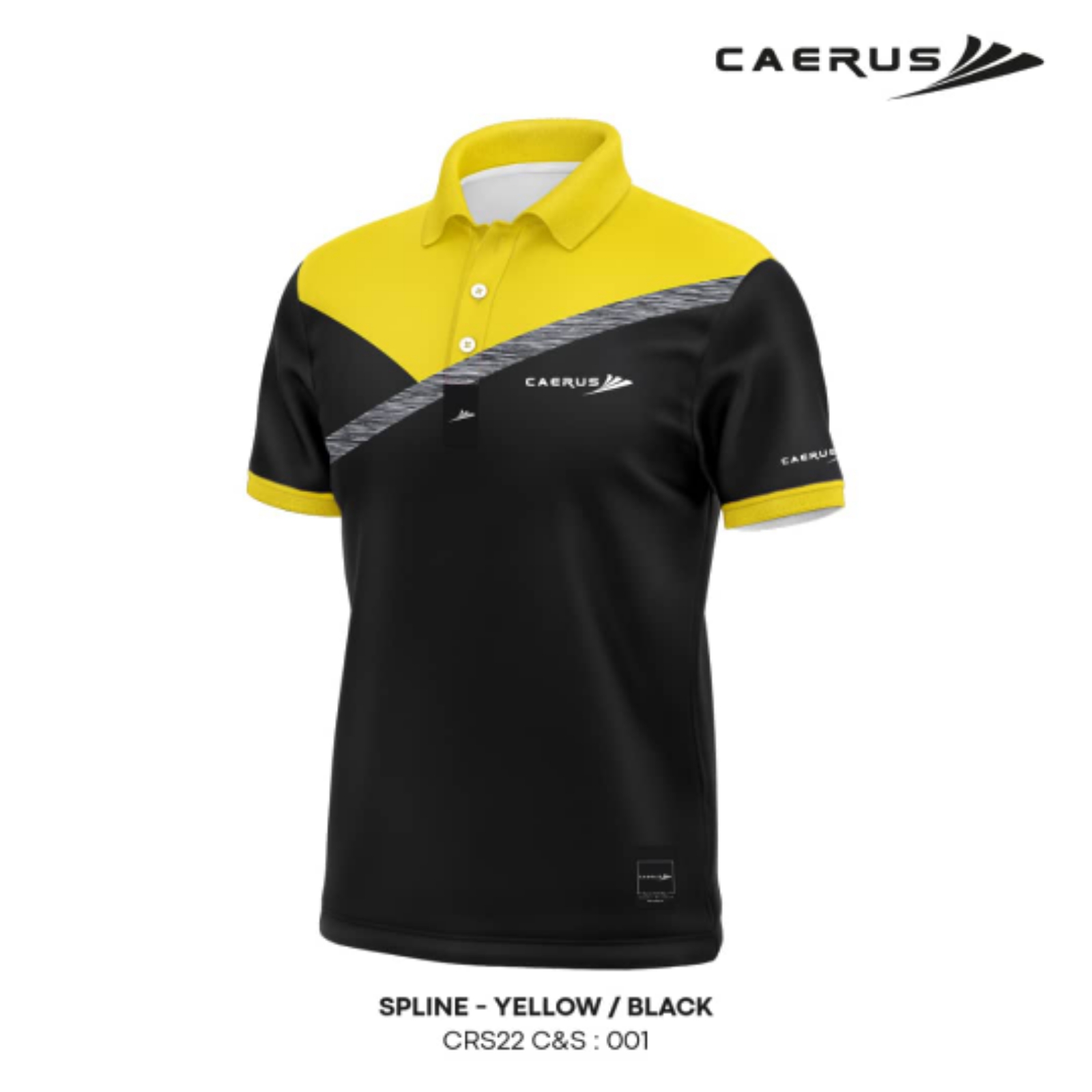 Caerus Spline Yellow Black Men Apparel