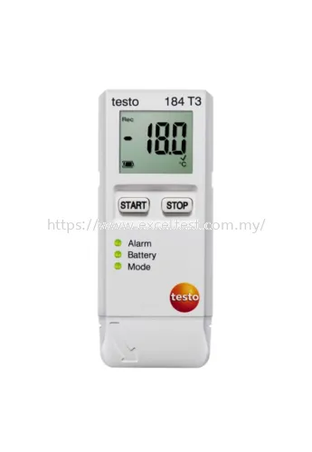 testo 184 T3 Temperature Data Logger With Display For Transport Monitoring