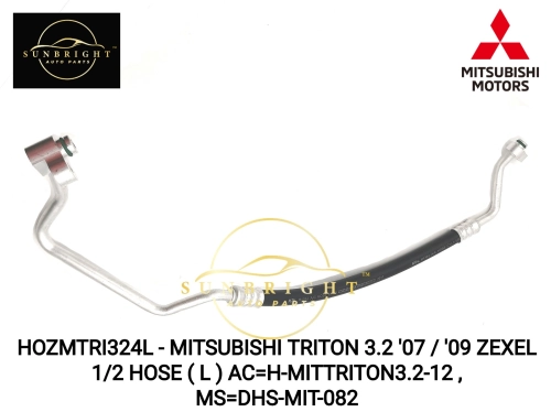 HOZMTRI324L - MITSUBISHI TRITON 3.2 '07 / '09 ZEXEL 1/2 HOSE ( L ) AC=H-MITTRITON3.2-12 , MS=DHS-MIT-082