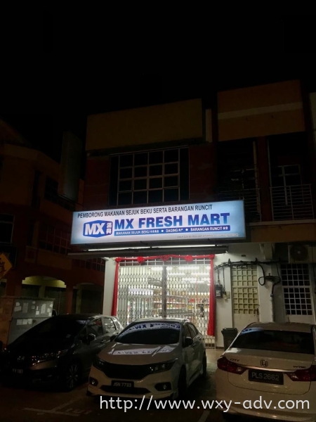 MX FRESH MART Lightbox Light Box(2) Johor Bahru (JB), Malaysia Advertising, Printing, Signboard,  Design | Xuan Yao Advertising Sdn Bhd