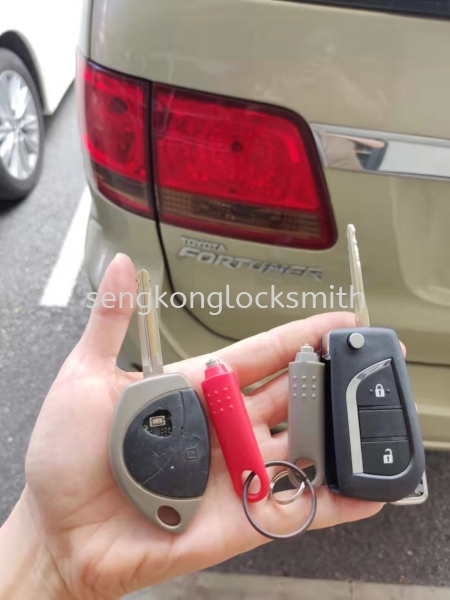 toyota fortuner remote control with chip car remote Selangor, Malaysia, Kuala Lumpur (KL), Puchong Supplier, Suppliers, Supply, Supplies | Seng Kong Locksmith Enterprise