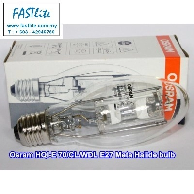 Osram Powerstar HQI-E 70/CL/WDL E27 Clear Metal Halide Bulb (made In  Mexico) OSRAM / LEDVANCE DISPLAY OPTIC LAMPS Kuala Lumpur (KL), Malaysia,  Selangor, Pandan Indah Supplier, Suppliers, Supply, Supplies | Fastlite  Electric