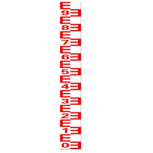 1m/20mm Aluminium Water Level Stream Gauge