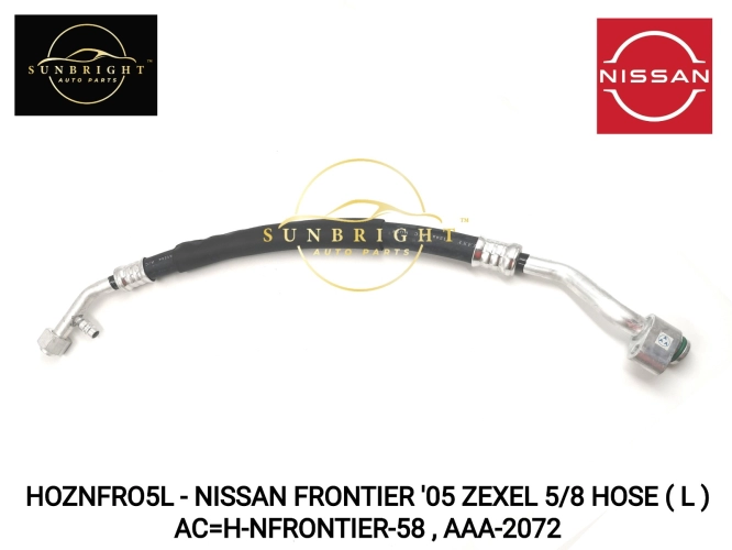 HOZNFRO5L - NISSAN FRONTIER '05 ZEXEL 5/8 HOSE ( L ) AC=H-NFRONTIER-58 , AAA-2072