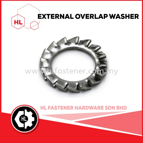 EXTERNAL OVERLAP LOCK WASHER