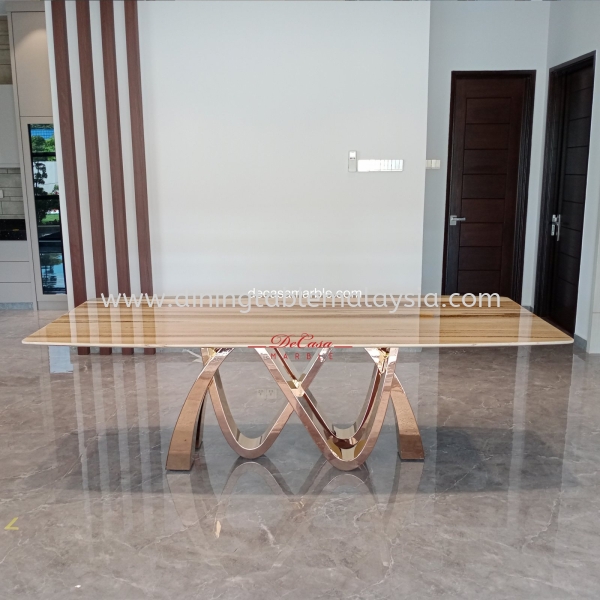 Luxury Dining Table | Palisandro Classico | 8-10 Seaters | Italian Marble Marble Dining Table Malaysia, Selangor Supplier, Wholesaler | DeCasa Marble Sdn Bhd