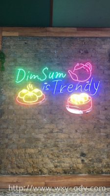 Dim Sum is Trendy Led Neon Light Signboard
