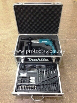 MAKITA HP2050X1 2-SPEED HAMMER DRILL (COMBO KIT) WITH 70PCS ACCESSORIES