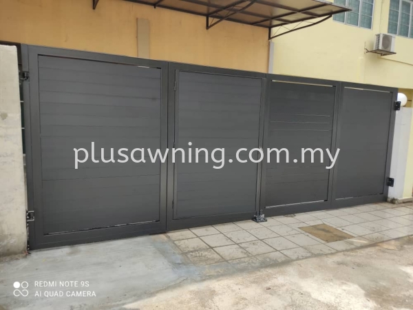 FOLDING GATE @JALAN NADCHATIRAM 1, TAMAN TAYNTON VIEW, KUALA LUMPUR Gate Selangor, Malaysia, Kuala Lumpur (KL), Cheras Contractor, Service | Plus Awning & Iron Sdn Bhd