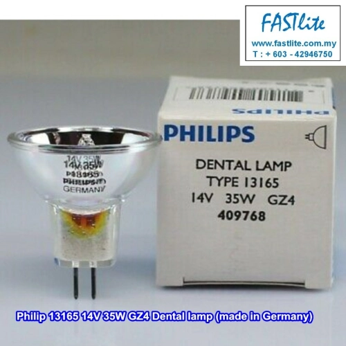 Philips 13165 14V 35W GZ4 409768 Dental Lamp (made in Germany)