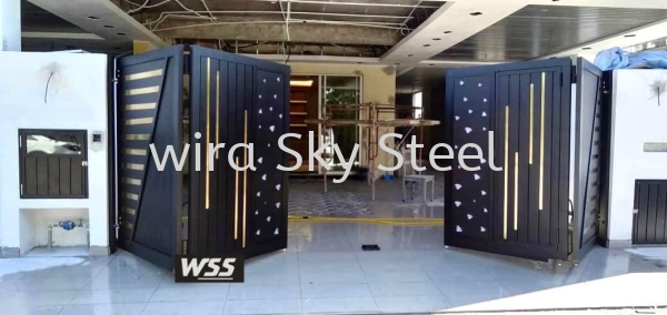 51 Premium Series Aluminium Trackless Folding Gate Selangor, Malaysia, Kuala Lumpur (KL), Semenyih Supplier, Suppliers, Supply, Supplies | Wira Sky Steel Sdn Bhd