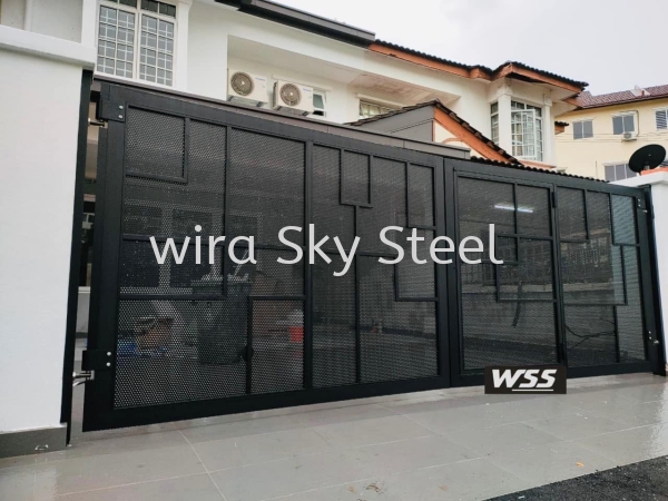 125 Inline, Netting, Glass Series Aluminium Trackless Folding Gate Selangor, Malaysia, Kuala Lumpur (KL), Semenyih Supplier, Suppliers, Supply, Supplies | Wira Sky Steel Sdn Bhd