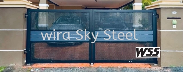  Aluminium Netting Gate Aluminium Gate Inline ,Netting ,Glass Series Selangor, Malaysia, Kuala Lumpur (KL), Semenyih Supplier, Suppliers, Supply, Supplies | Wira Sky Steel Sdn Bhd