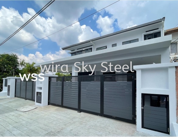 57 Simple Series Aluminium Trackless Folding Gate Selangor, Malaysia, Kuala Lumpur (KL), Semenyih Supplier, Suppliers, Supply, Supplies | Wira Sky Steel Sdn Bhd