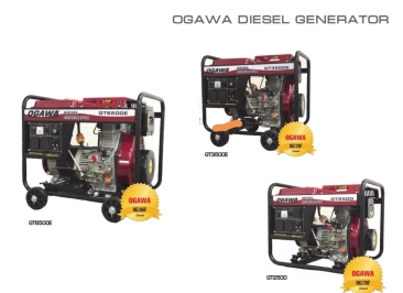 Ogawa Diesel Generator GT2500, GT3500E, GT6500E