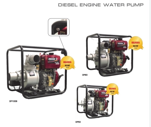 OGAWA Diesel Engine Water Pump DP50, DP80, DP100B