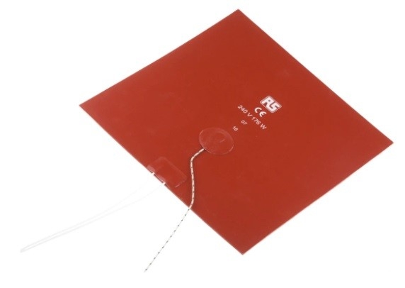  106-5427 - RS PRO Silicone Heater Mat, 176 W, 200 x 200mm, 240 V ac Heater Pads RS Pro MRO Malaysia, Penang, Singapore, Indonesia Supplier, Suppliers, Supply, Supplies | Hexo Industries (M) Sdn Bhd