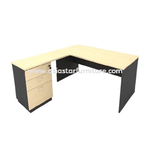 GENERAL 6 FEET RECTANGULAR OFFICE TABLE WITH FIXED PEDESTAL 2D1F