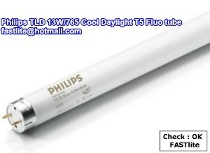 Philips TL Mini T5 13W/765 G5 Fluo tube (made in Poland) Overall Length 531mm 