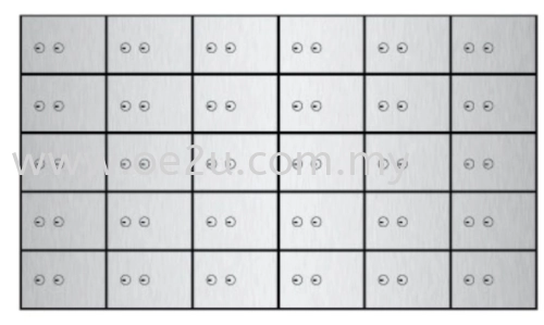 FALCON Safe Deposit Locker - 30 Lockers (FSDL 300405)_160kg