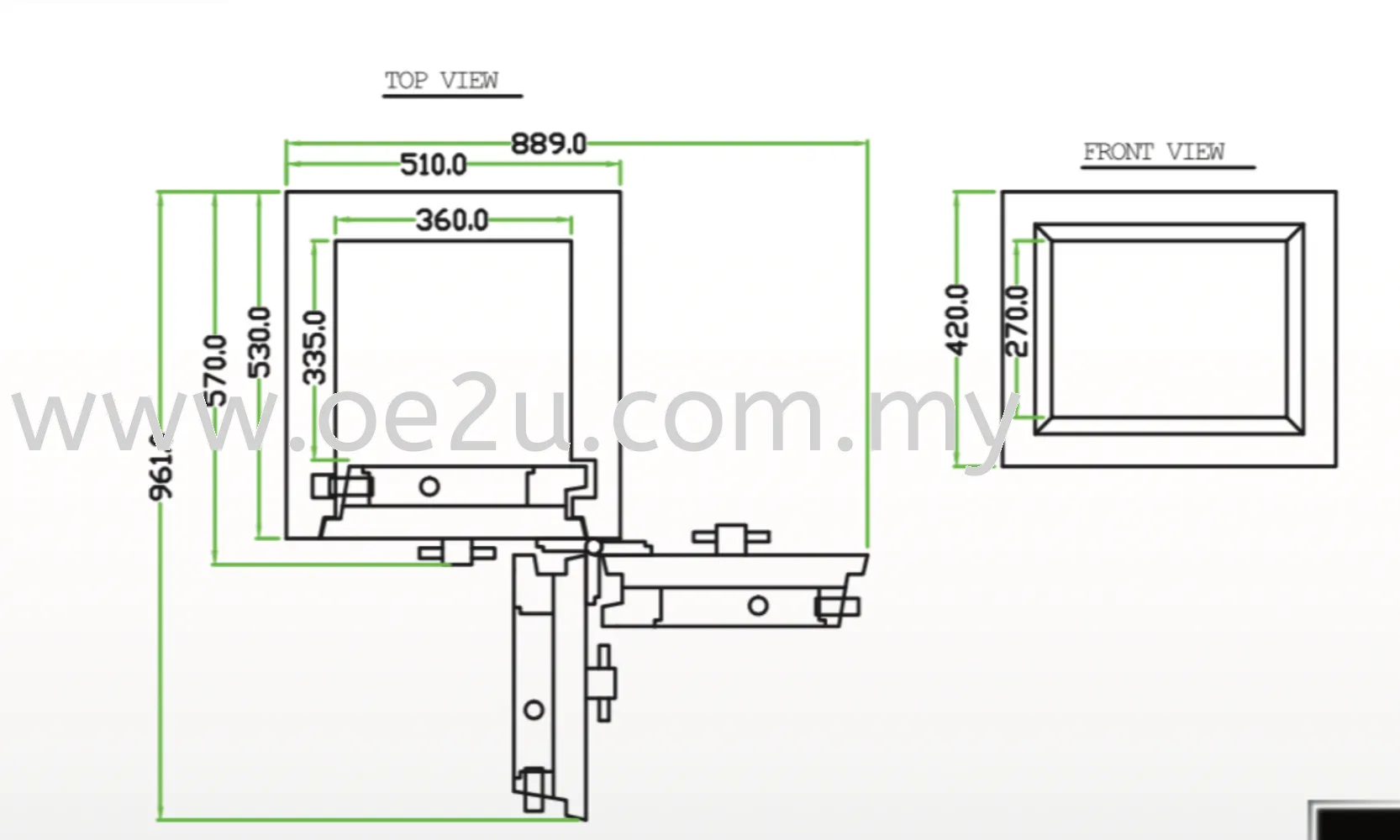 FALCON Euro Safe (ES160 c/w Envelope Slot on Top)_190kg