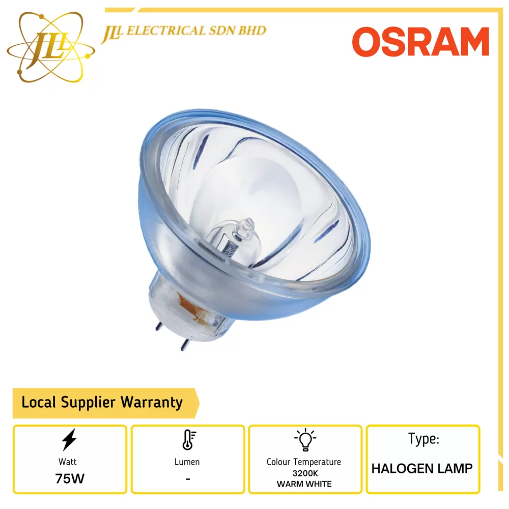 OSRAM 64615 HLX 75W 12V GZ6.35 3200K WARM WHITE HALOGEN LAMP OSRAM  ACCESSORIES Kuala Lumpur (KL), Selangor, Malaysia Supplier, Supply,  Supplies, Distributor | JLL Electrical Sdn Bhd