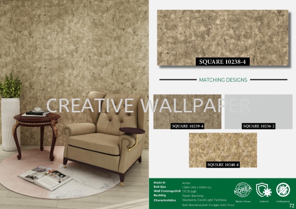 Page_00078 SQUARE Korea Wallpaper 2021- size: 106cm x 15.5meter Kedah, Alor Setar, Malaysia Supplier, Supply, Supplies, Installation | Creative Wallpaper