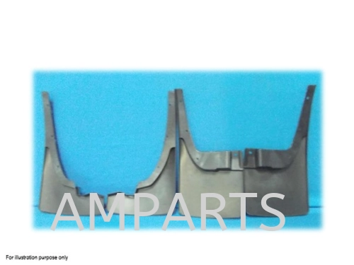 Nissan Navara 2009 4Door Front Fender Mudflap Set (4Pcs)