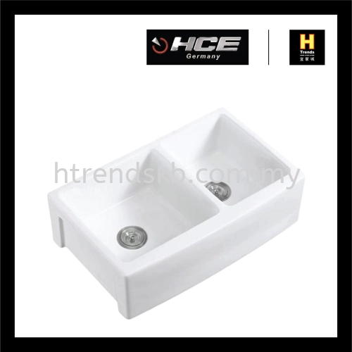 HCE Ceramic Farmhouse Sink (Double Bowl) CFS8353