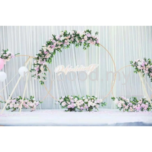 Circle  Arch Wedding Backdrop