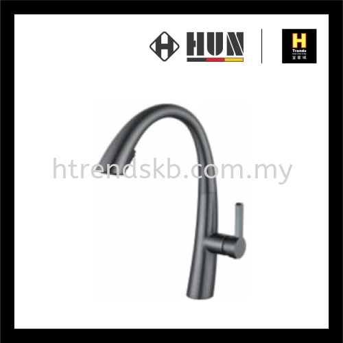 HUN Single Lever Sink Mixer With Pull-Out Tap 