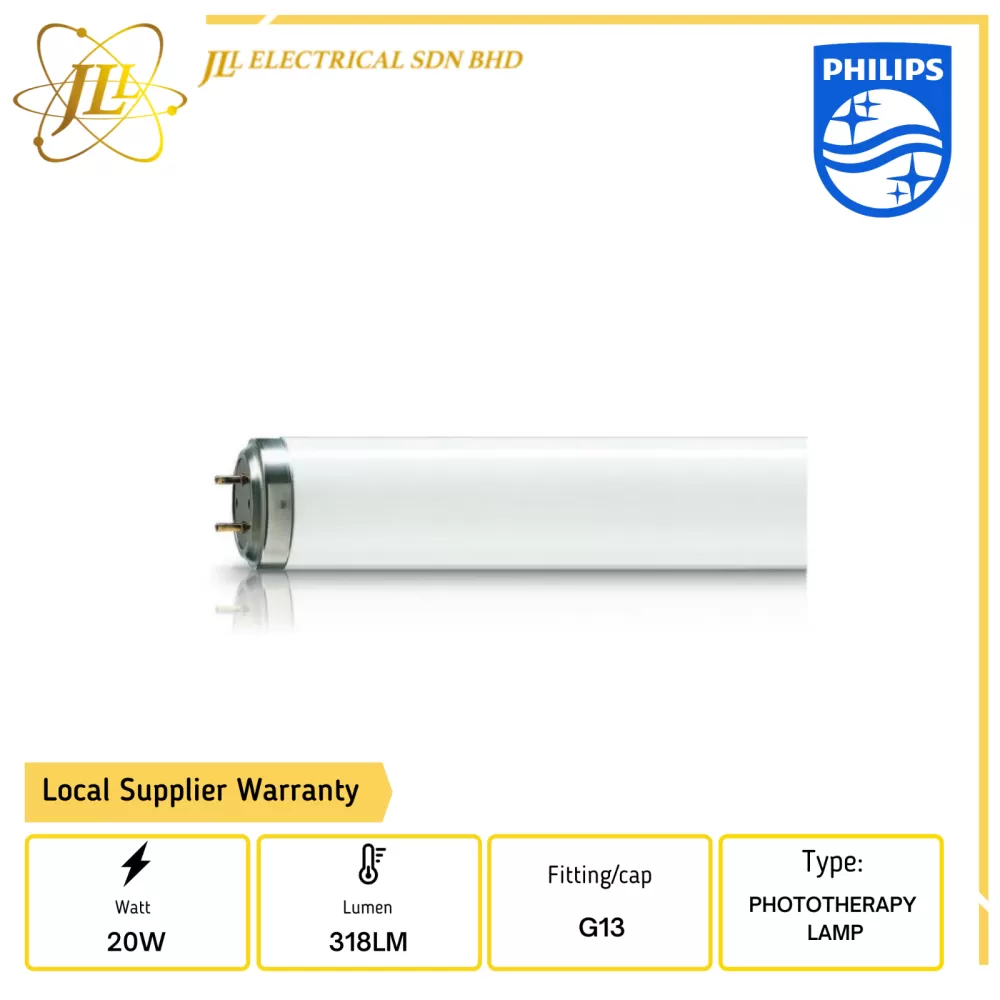 PHILIPS TL 20W 59V 318LM G13 PHOTOTHERAPY LAMP