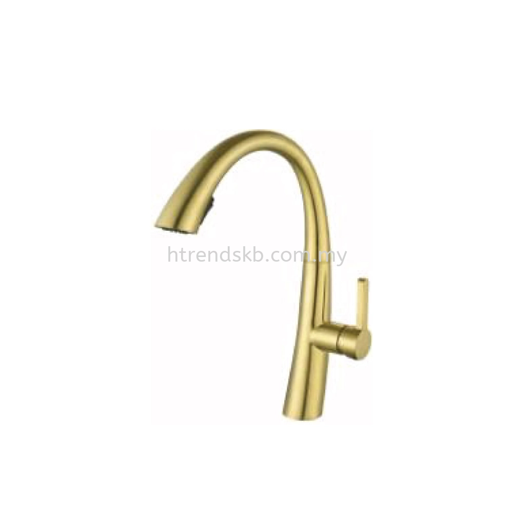 HUN Single Lever Sink Mixer With Pull-Out Tap 