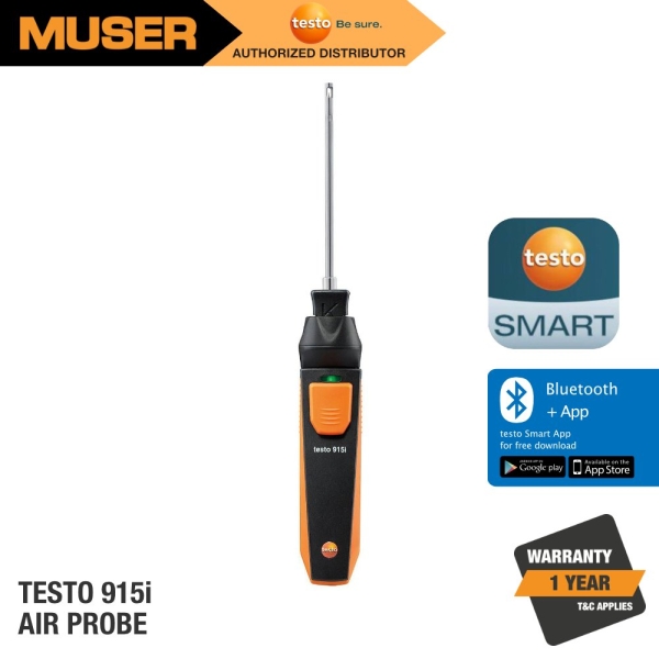 Testo 915i Thermometer with Air Probe & Smartphone Operation Air Temperature Measurement Temperature Testo Kuala Lumpur (KL), Malaysia, Selangor, Sunway Velocity Supplier, Suppliers, Supply, Supplies | Muser Apac Sdn Bhd