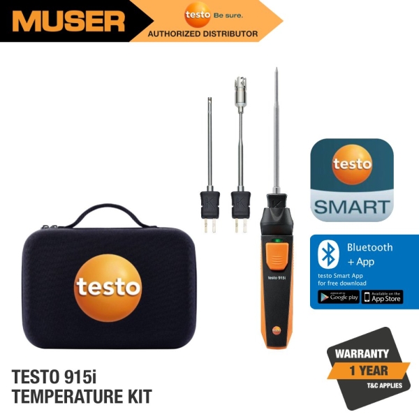 Testo 915i Temperature Kit with Smartphone Operation Surface Temperature Measurement Temperature Kuala Lumpur (KL), Malaysia, Selangor Supplier, Suppliers, Supply, Supplies | Muser Apac Sdn Bhd