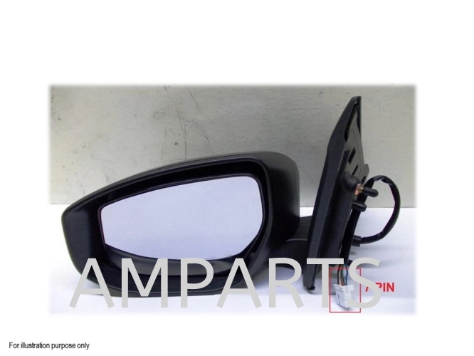 Nissan Sylphy 2014 Door Mirror With Lamp (Auto Foldable) 7Pin