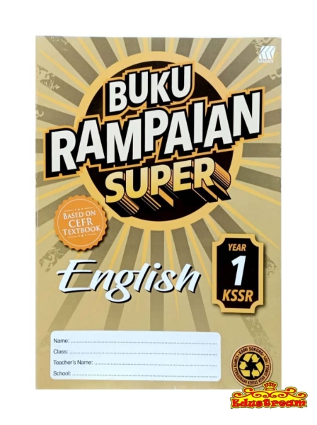 SBD-BUKU RAMPAIAN SUPER ENGLISH YEAR 1  Sasbadi SJKC Books Johor Bahru (JB), Malaysia Supplier, Suppliers, Supply, Supplies | Edustream Sdn Bhd