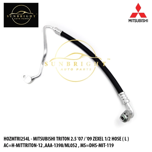 HOZMTRI254L - MITSUBISHI TRITON 2.5 '07 / '09 ZEXEL 1/2 HOSE ( L ) AC=H-MITTRITON-12 ,AAA-1398