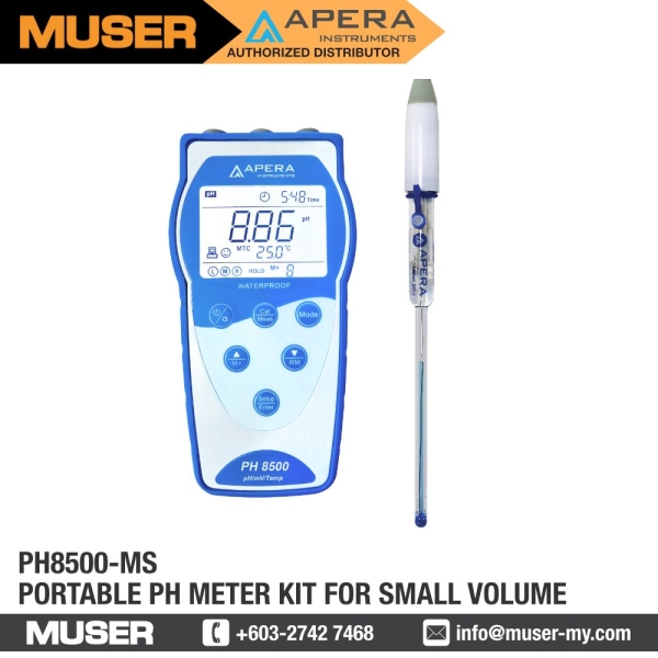 PH8500-MS Portable pH Meter for Test Tubes & Small Liquid Samples | Apera by Muser pH Meter Apera Kuala Lumpur (KL), Malaysia, Selangor, Sunway Velocity Supplier, Suppliers, Supply, Supplies | Muser Apac Sdn Bhd