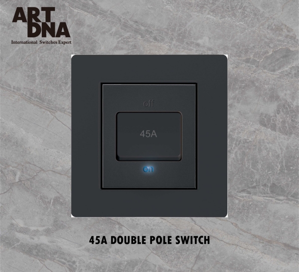 45A DP SWITCH SWITCHES & SOCKETS A77 MATT BLACK SERIES Johor Bahru (JB), Malaysia, Selangor, Kuala Lumpur (KL) Supplier, Suppliers, Supply, Supplies | Art Dna (M) Sdn Bhd